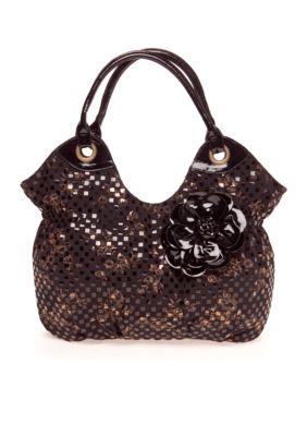 Del Mano Shimmer Dot Material Bag