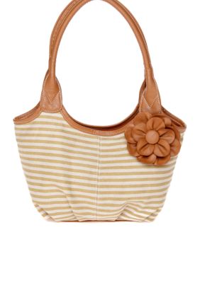 Del Mano Bowtastic Canvas Mini Shopper