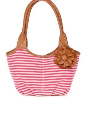 Del Mano Bowtastic Canvas Mini Shopper
