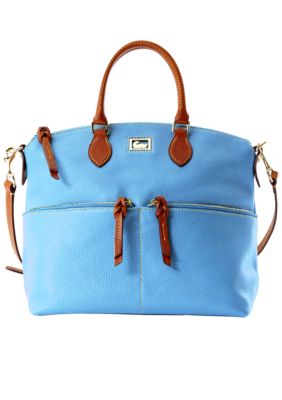 Dooney & Bourke Leather Zip Pocket Satchel