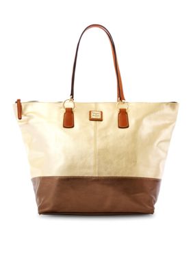 Dooney & Bourke Metallic O-Ring Shopper