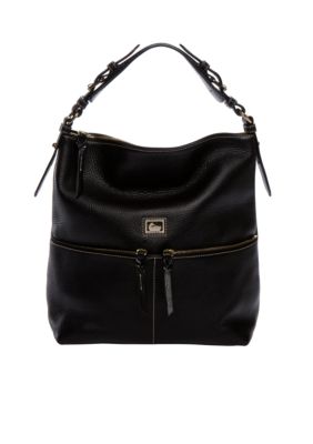 Dooney & Bourke Leather Zipper Pocket Sack