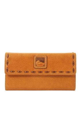 Dooney & Bourke Florentine Vachetta Leather Continental Clutch