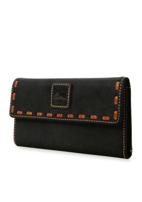 Dooney & Bourke Florentine Vachetta Leather Continental Clutch
