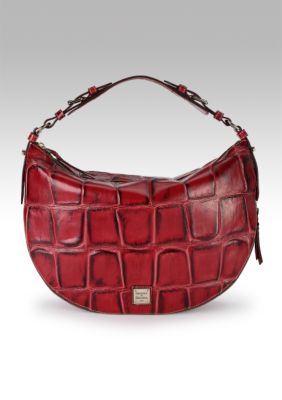 Dooney & Bourke Croco Large Luna Bag