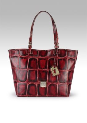 Dooney & Bourke Croco Medium East/West Tote