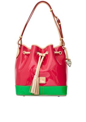 Dooney & Bourke Patent Leather Drawstring Bag