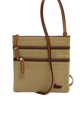 Dooney & Bourke Triple Zip Nylon Crossbody