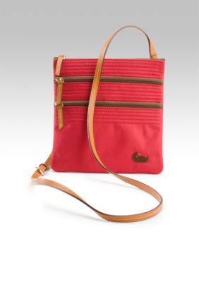 Dooney & Bourke Nylon North/South Triple Zip Crossbody
