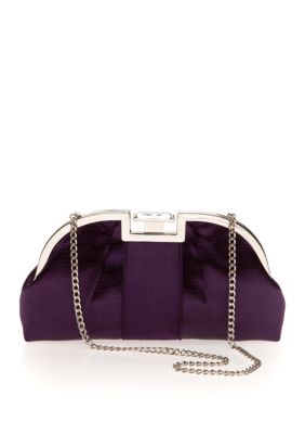 Jessica McClintock Frame Evening Clutch with Rhinestone Closure Jessica McClintock Frame Evening Clutch with Rhinestone Closure