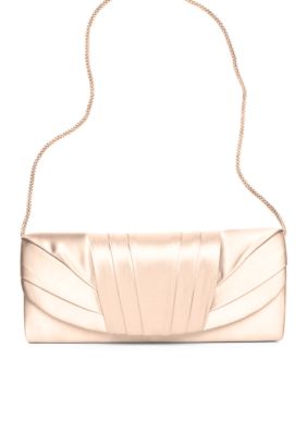 Jessica McClintock Satin Flap Evening Bag