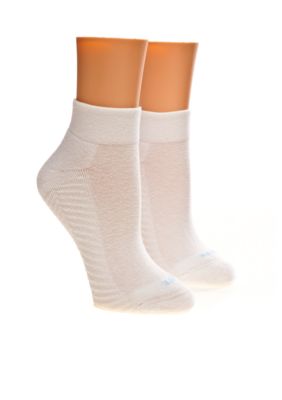 HUE Ultimate Fabulous Feet 2-Pack Quarter Top Sock