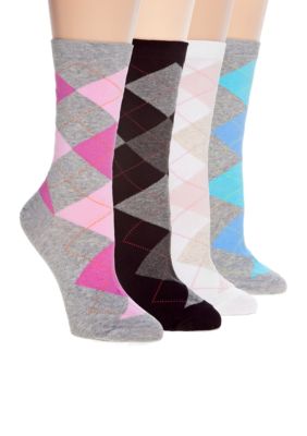 HUE Argyle Sock