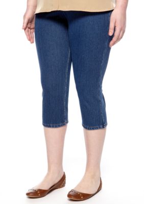 HUE The Original Jeans Capri Leggings in Plus Size