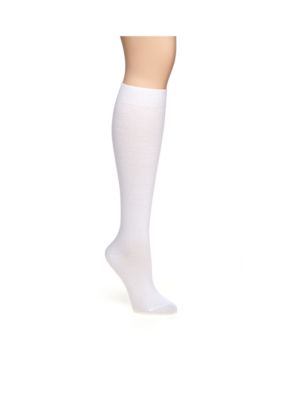HUE Flat Knit Knee Sock