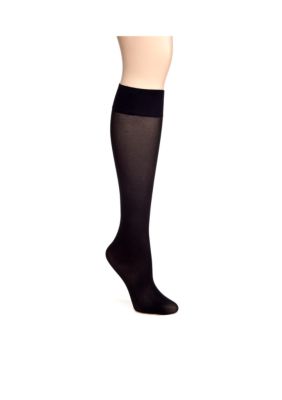 HUE Mesh Knee High with Comfort Top