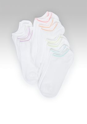 HUE Athletic Cotton Liner - 6 Pair Pack