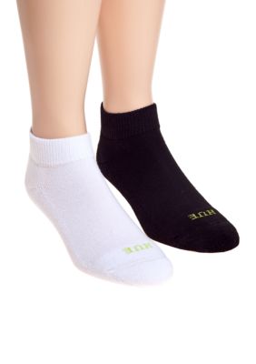 HUE Quarter Top with Cushion 6-Pack Socks
