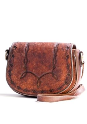 Frye Exclusive Flap Leather Saddle Bag