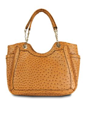 New Directions Audra Ostrich Scoop Shopper