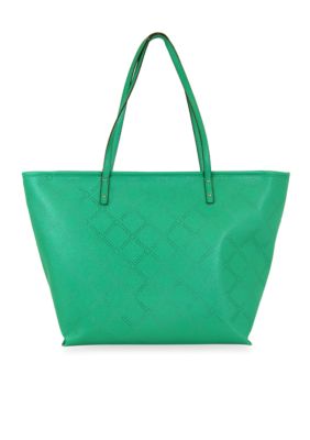 New Directions Saffiano Perforated Tote