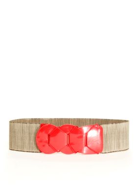 Lauren Ralph Lauren Patent and Stretch Belt