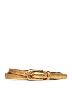 Lauren Ralph Lauren Faux Crocodile Belt