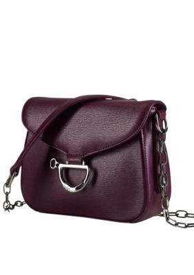 Lauren Ralph Lauren Newbury Leather Mini Shoulder Bag