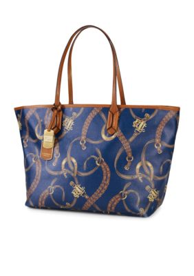Lauren Ralph Lauren Caldwell Belting Classic Tote