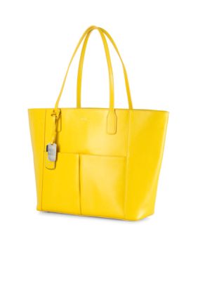 Lauren Ralph Lauren Newbury Leather Pocket Tote
