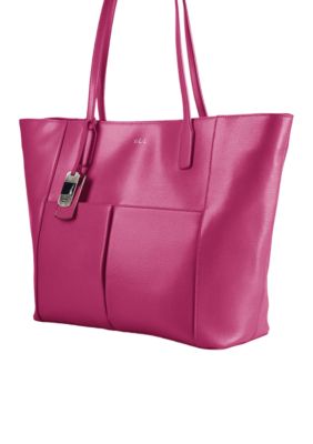 Lauren Ralph Lauren Newbury Leather Pocket Tote
