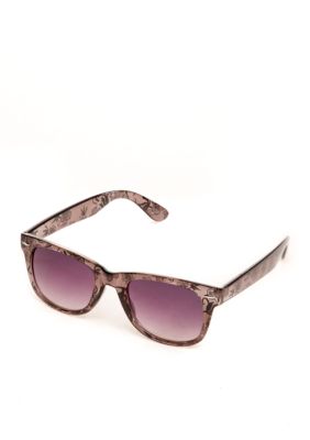 Red Camel Plastic Grey Wayfarer