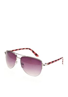 Red Camel Metallic Aviator Sunglasses