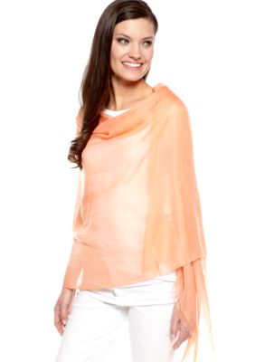 Calvin Klein Solid Crepe Wrap