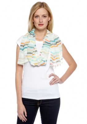 Calvin Klein Chiffon Printed Scarf