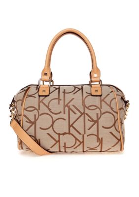 Calvin Klein Hudson Jacquard Satchel
