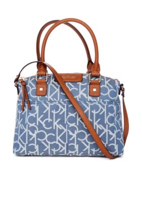 Calvin Klein Hudson CK Jacquard Satchel
