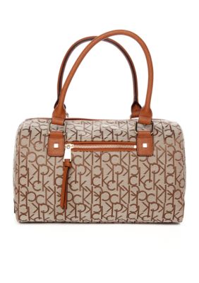 Calvin Klein Hudson Jacquard Satchel