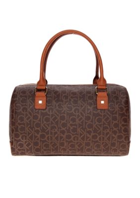 Calvin Klein Hudson Monogram Satchel