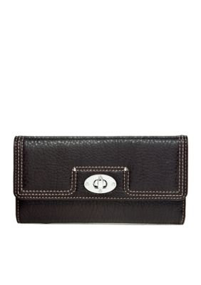 New Directions Pebble Flap Wallet