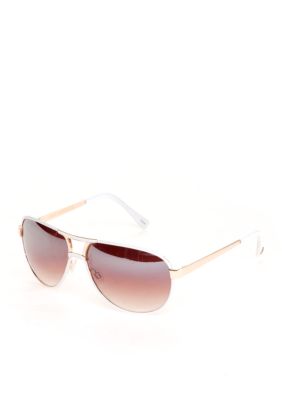 Vince Camuto Color Enamel Aviator Sunglasses