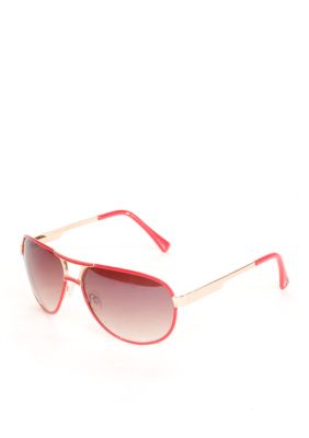 Vince Camuto Color Enamel Aviator Sunglasses