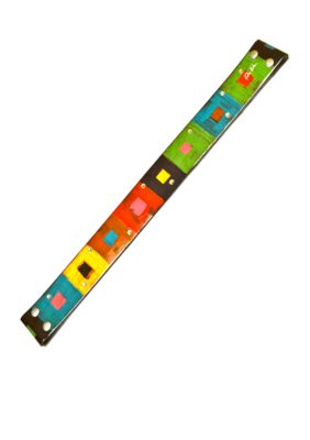 Katie Kalsi Multi Color Squares Strap