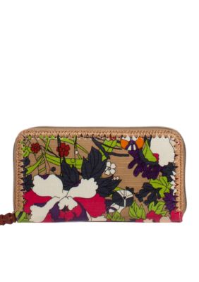 Sakroots Artist Circle Large Zip Around Wallet