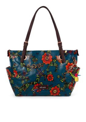Sakroots Artist Circle Top Zip Satchel