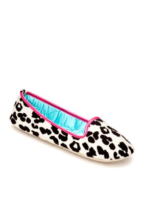 Kensie by Age Group Tan Leopard Smoking Slipper