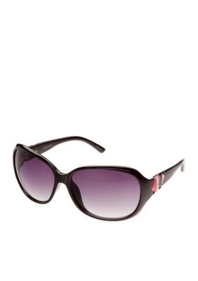 Betsey Johnson Square with Heart Temple Logo