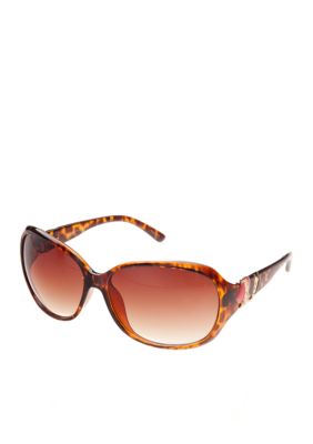 Betsey Johnson Square with Heart Temple Logo