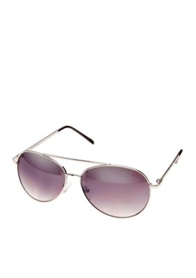 Betsey Johnson Metal Aviator Sunglasses
