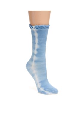Hot Sox Tie Dye Trouser Ruffle Sock